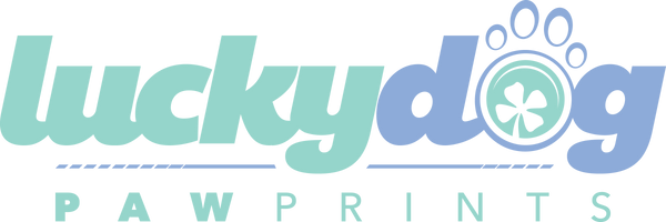 Lucky Dog Paw Prints